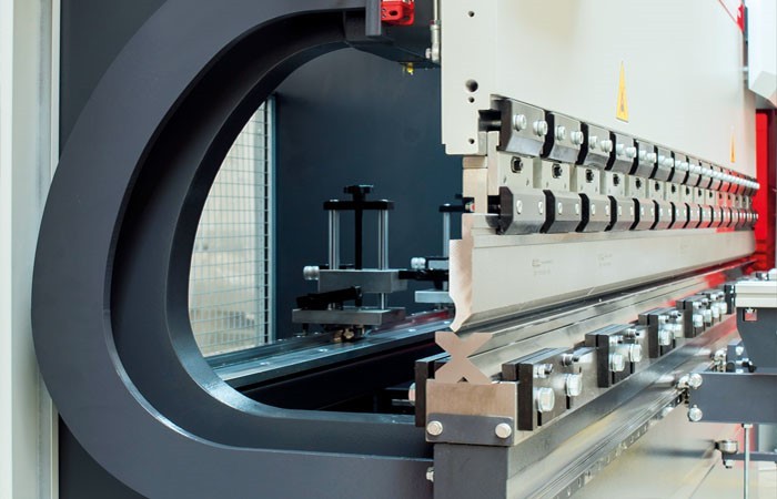 CNC press brake bending sheet metal at LeanFab